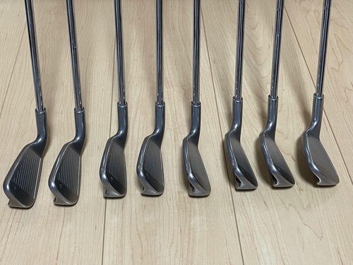 PING G25 Iron Set 4-9+PW+UW CFS Steel S 8pcs Blue/Black Dot RH Golf Clubs Rare - Picture 3 of 19