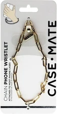 Case-Mate Phone Charm with Champagne Link Chain - Detachable Lanyard, Hands-Free