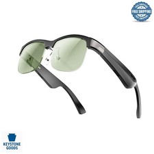 Wireless Bluetooth Smart Glasses with Polarized UV Protection and Open Ear Sp...