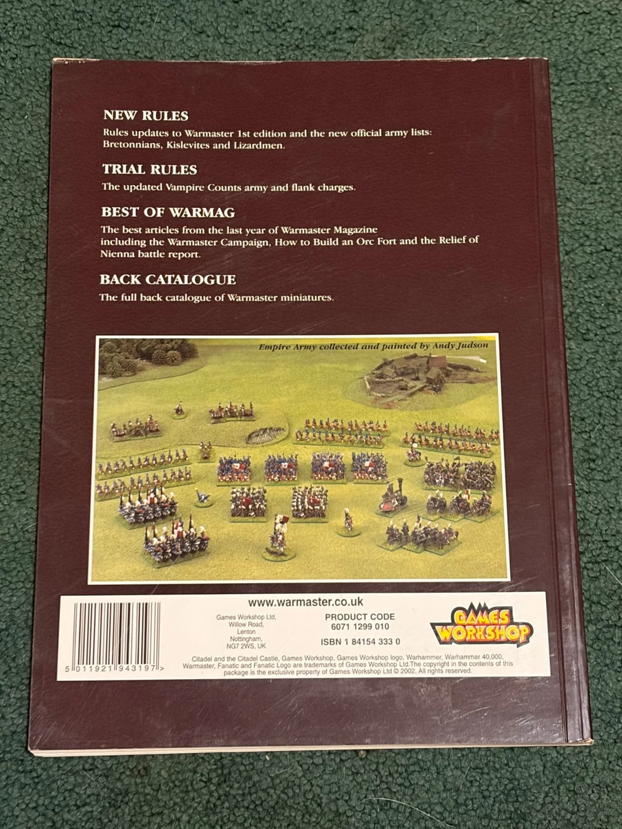 Warmaster Annual 2002, Games Workshop, book, good condition