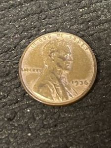 1936 wheat penny error; DDO: “In Go We Trust” & “Liberty & Date”