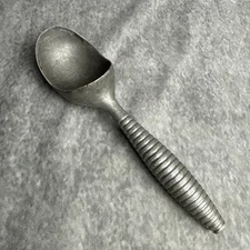 Vintage Progressus Italy Ice Cream Ribbed Handle Scoop