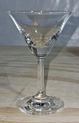 Dave and Busters Martini Glass Drinking Glass