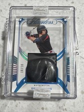 2024 Flawless  DYLAN CREWS Spikes Cleat Rookie Relic # 10/10 Nationals Sealed