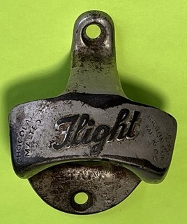 FLIGHT Soda Bottle Opener Starr X Wall Mount Chocolate Malted Akron Pure Milk Co