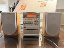 Sony CMT-NE3 Bookshelf Mini Hi-Fi Stereo System Without Remote. Works Plz READ