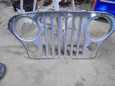 1972-1986 Jeep Cj Laredo Factory Chrome Grill Overlay Wall Hanger 1972-1986 Jeep Cj Laredo Factory Chrome Grill Overlay Wall Hanger