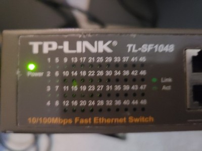 TP-LINK Technologies TP-Link (TL-SF1048) 48-Ports Rack-Mountable Ethernet Switch