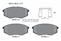Textar Bremsbelagsatz Scheibenbremse Q+ 2518701 FüR Hyundai Kia Soul Jc Ps Ix20