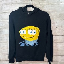 Uniqlo UT x Cactus Plant Flea Market x SpongeBob Black Hoodie Kids Oversized