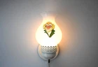 Vintage Clown Milk Glass Hanging light Happy Clown 1960's Clowning Around
