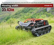 27HP Robot lawn mower sale！ Remote Control Lawn Mower 65° Climbing Free shipping