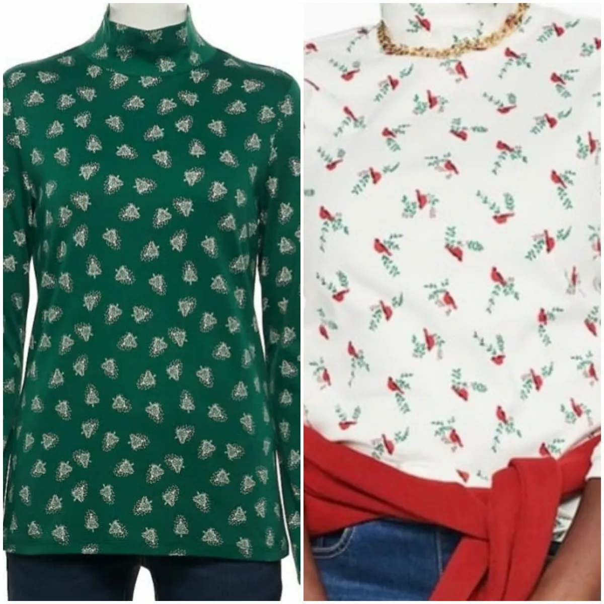 Croft and top barrow mock neck