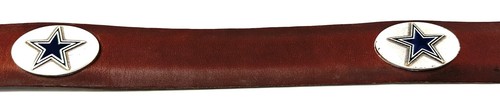 Dallas Cowboys Leather Belt NFL 32 - Picture 8 of 11