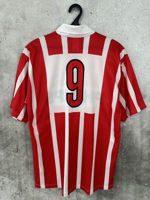 PSV EINDHOVEN 1990 1991 1992 HOME FOOTBALL SHIRT #9 ROMARIO ADIDAS