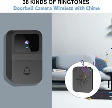 Video Doorbell Wireless wChime WiFi Night Vision Cloud Storage 2-Way Audio