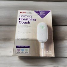 CVS Calming Breathing Coach 3 Breathing Modes Coach/ USB Charging Cable