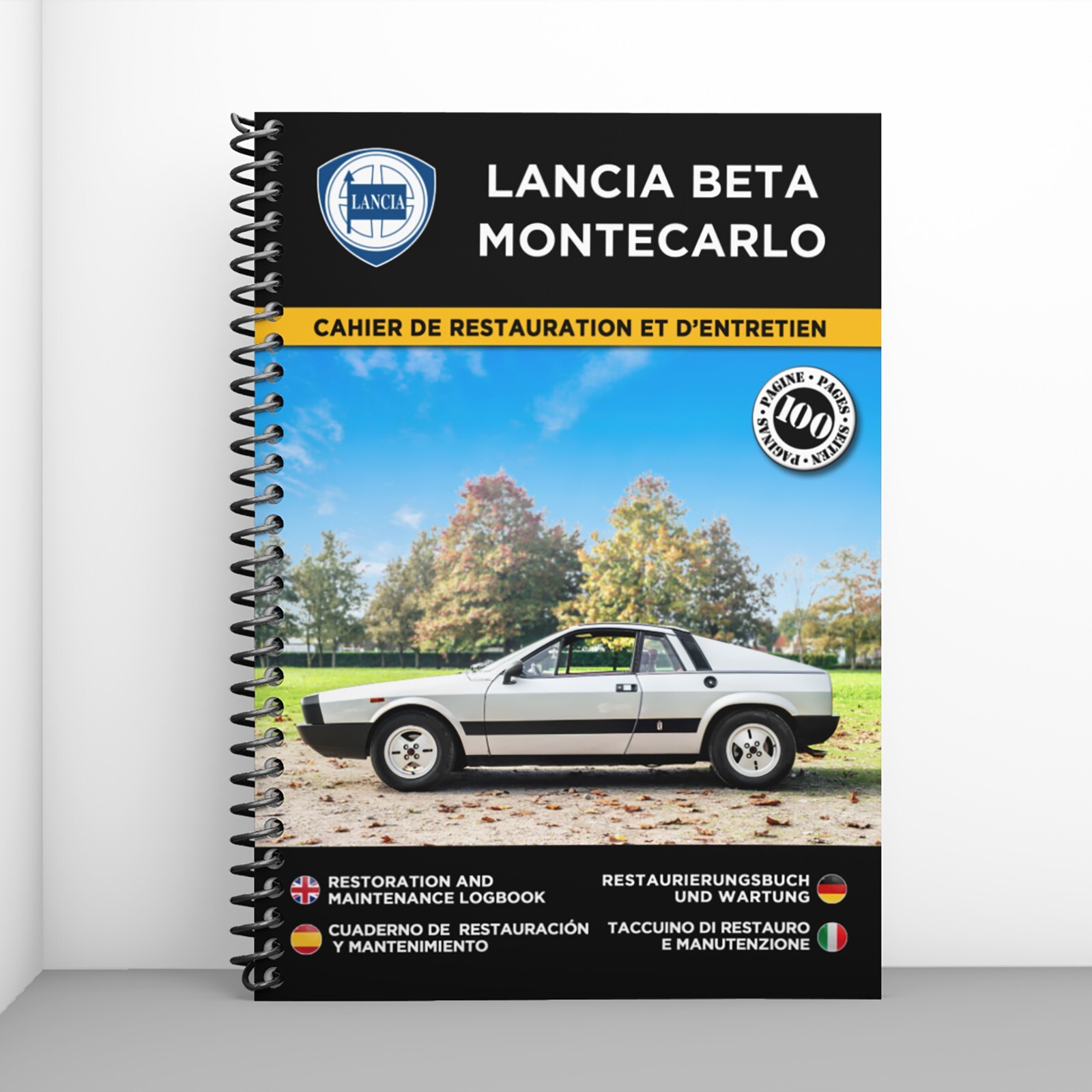 Cahier de restauration pour Lancia Beta Montecarlo guide d entretien pour voiture de collection