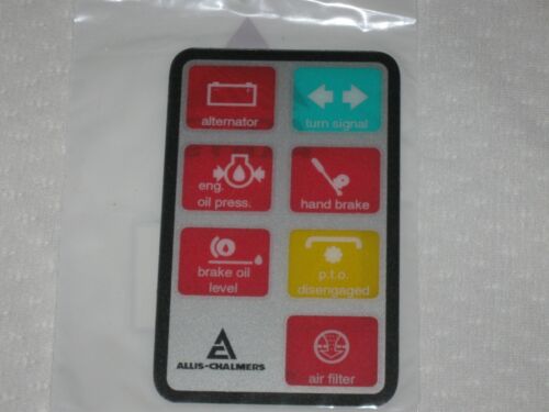 GENUINE AGCO OEM ALLIS CHALMERS 6060 6070 6080 DASH WARNING LIGHT PANEL 70263199 - Picture 3 of 3