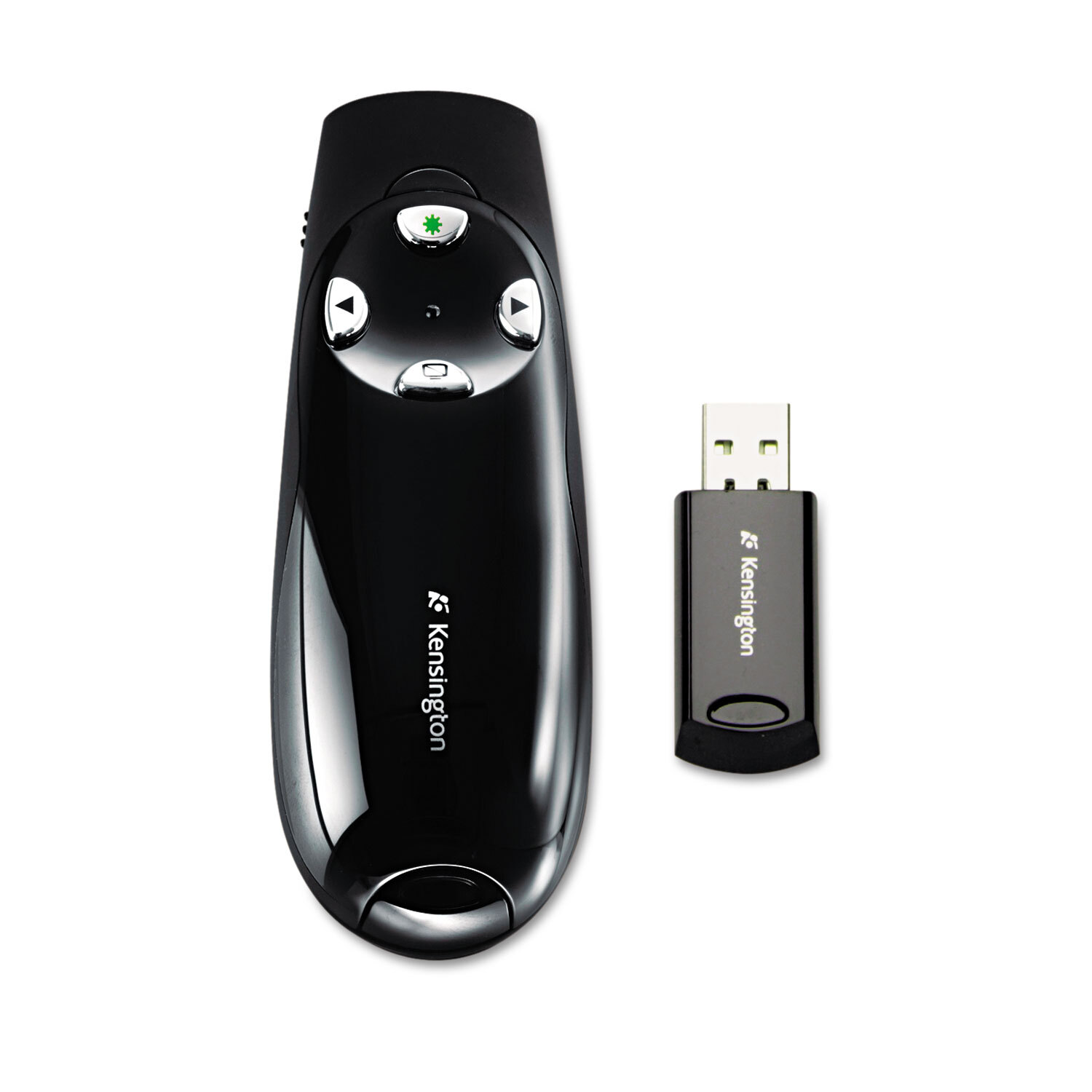 Kensington Wireless Presenter Pro with Green Laser Pointer Class 2 Black 72353