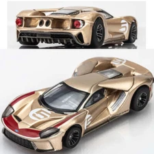 AFX 22061 Ford GT Heritage #5 Gold Mega G+ MG+ HO scale slot Car MegaG
