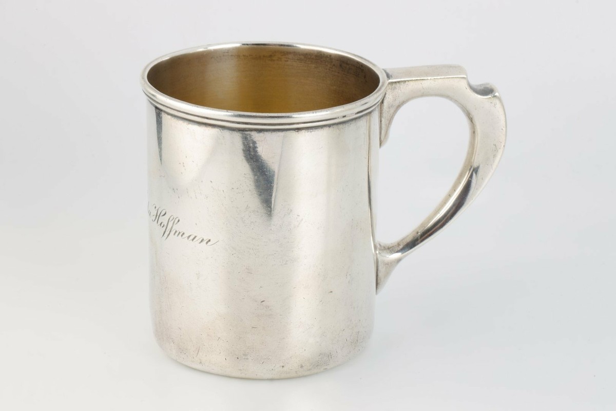 Antique Tiffany & Co. Makers Sterling Silver Cup with Handle Antique Tiffany & Co. Makers Sterling Silver Cup with Handle