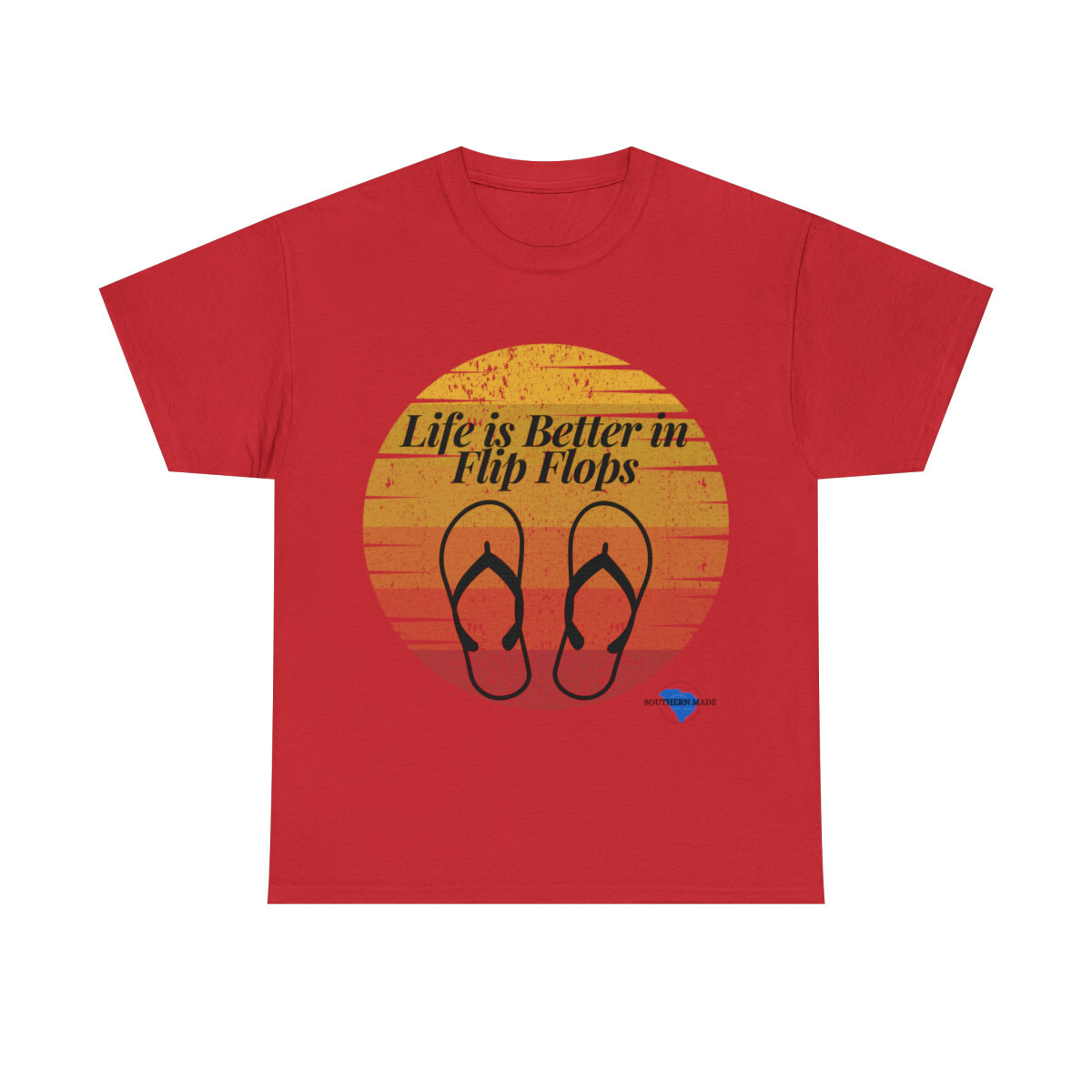 Life is Better in Flip Flops Unisex Cotton Tee image 10
