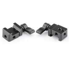 2x CAMVATE Standard NATO Rail Clamp Quick Release Swat Rail Clamp 1/4"-20 Mount