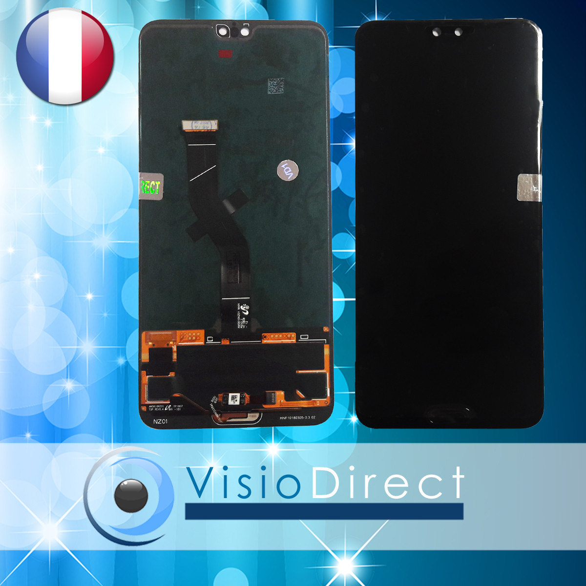 Écran Complet (vitre Tactile + LCD) Pour Huawei P20 Lite - Blanc - Neuf - Compatible