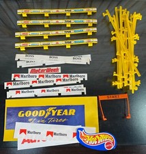  18 TYCO Slot Car Racing Guardrails  4 Billboard Advertising   14 Regular