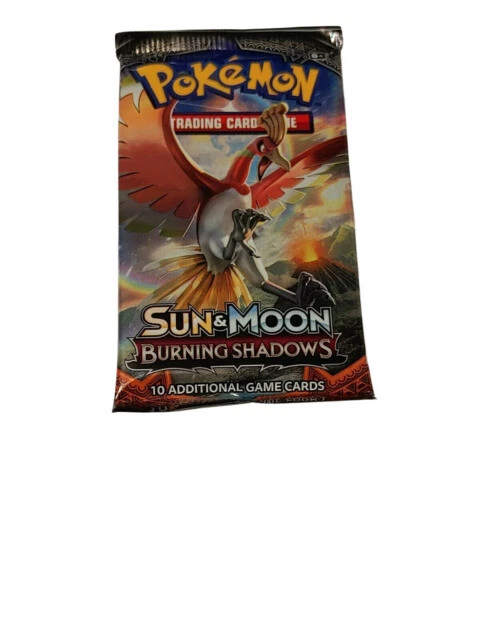 Pokémon TCG Burning Shadows Sealed Collectible Card Game Packs in