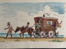 Quadro antico/vintage Medio Oriente Grande Guerra Artista A. J. Withers Esq