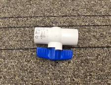 (QTY 19) Homewerks 1/2 In. Pvc Sch. 40 Slip X Slip Ball Valve VBV-P40-E3B White