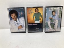 Lionel Richie Cassette Lot-3 Tapes Can  t Slow Down, Dancing On Ceiling, Lionel R