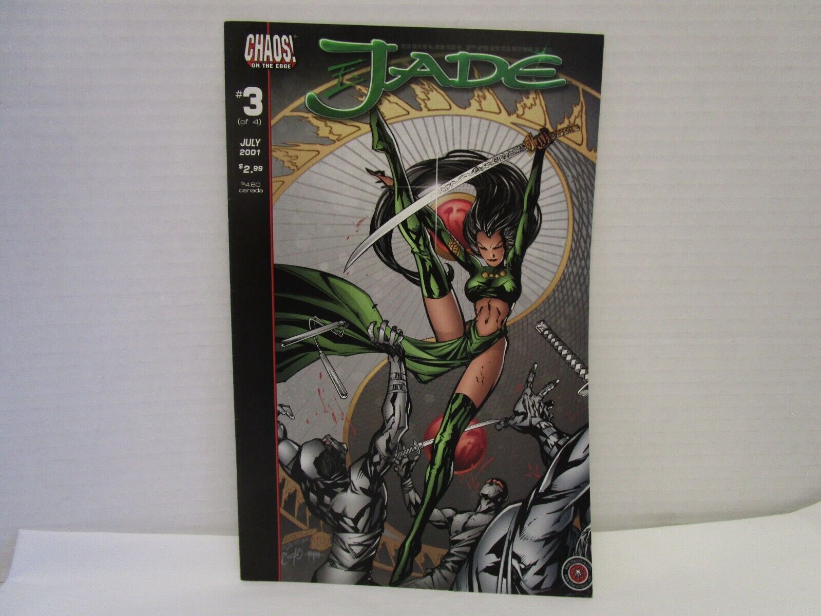 CHAOS! Presents  On The Edge Comics  Jade  #4 OF 4 July 2001