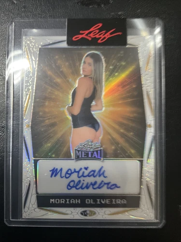 2024 Leaf Metal MORIAH OLIVEIRA First RC /420 Auto Autograph PRISMATIC SP