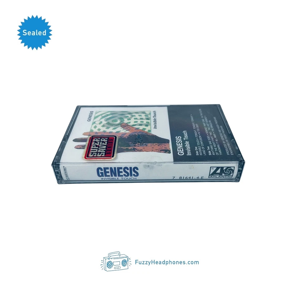 Genesis - Invisible Touch Cassette Tape (1986) US 1st, 80s Pop Rock SEALED - Image 3 of 4
