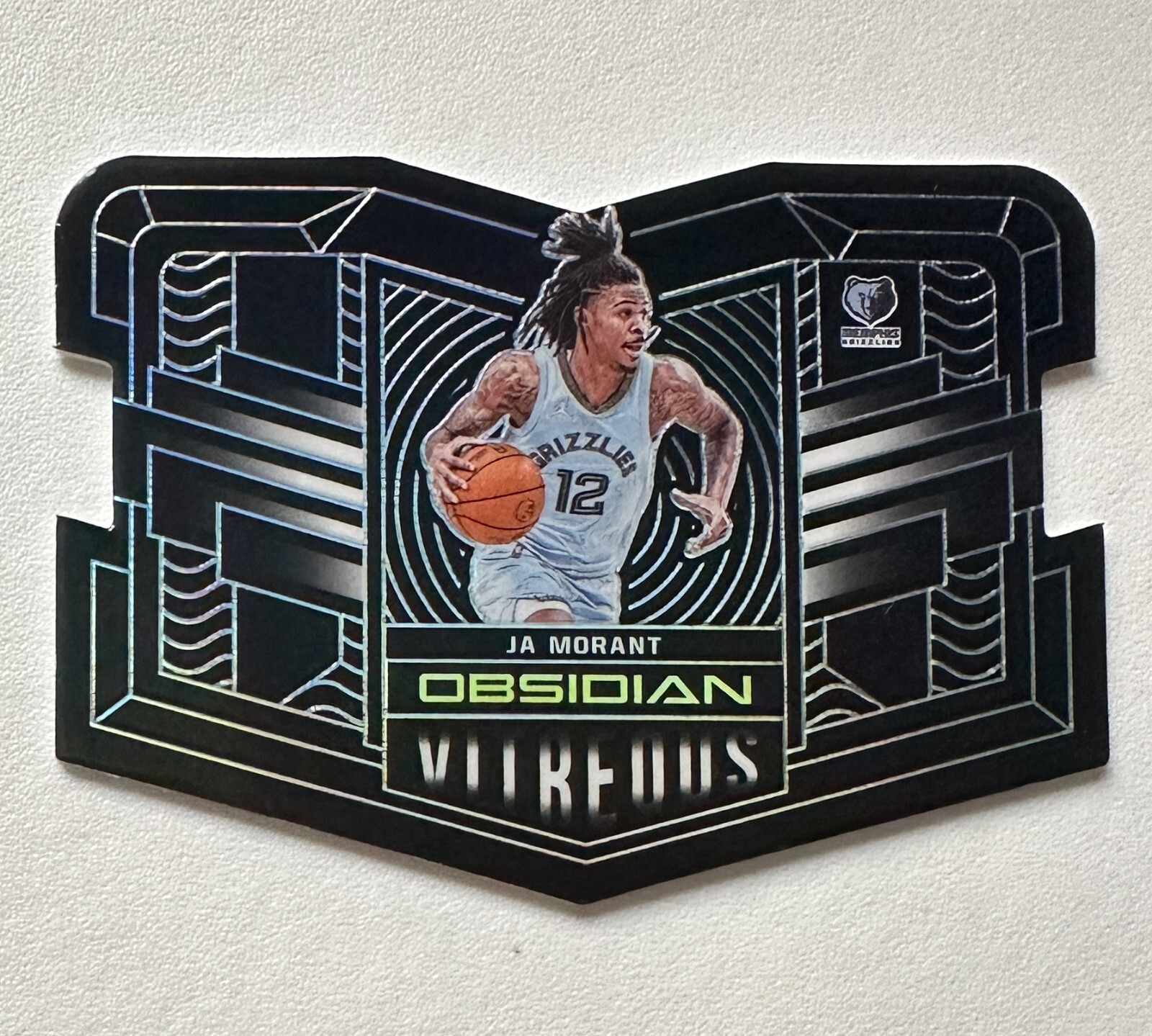 2021-22 Panini Obsidian Vitreous #6 Ja Morant SSP case hit #X2419