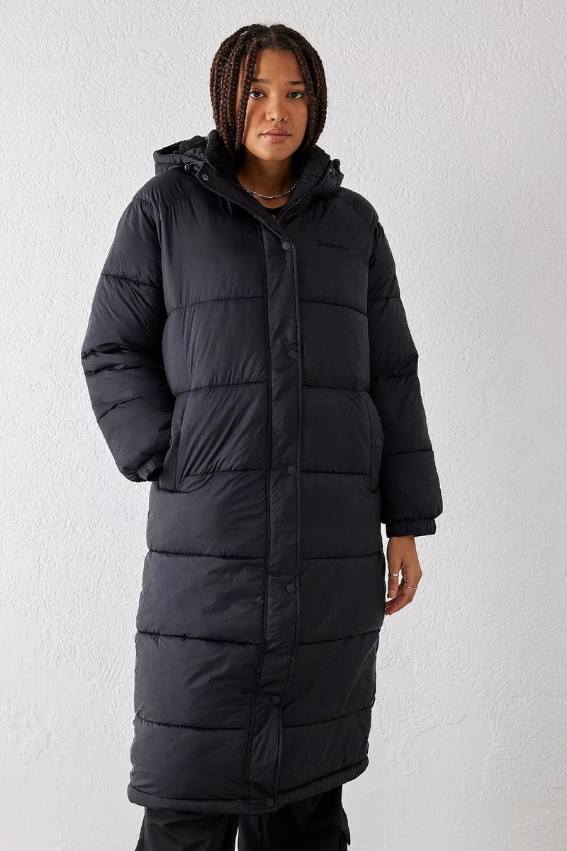 iets Black Longline Thermore® Puffer Coat WOMEN'S SIZE S