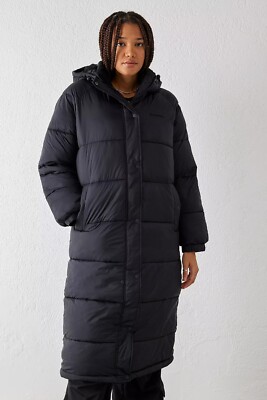 iets Black Longline Thermore® Puffer Coat WOMEN'S SIZE S