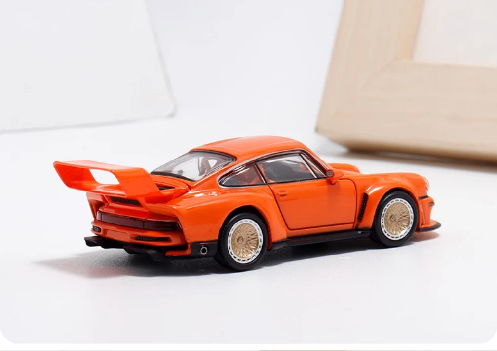 ミニカー Finclassically 1/64 Singer 911DLS Turbo Finclassically 1:64 Singer 911 DLS Turbo Street Gold