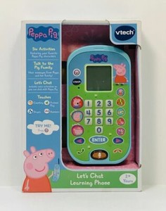 New Vtech Peppa Pig Let S Chat Learning Phone Trusted U S Seller Free Shipping Ebay