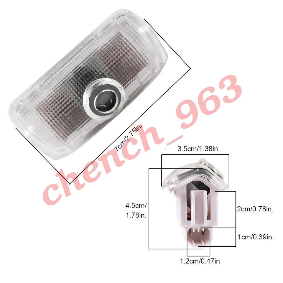 2x Door Light Logo Projector Courtesy Ghost Shadow For NISSAN Armada Patrol - Image 2 of 4