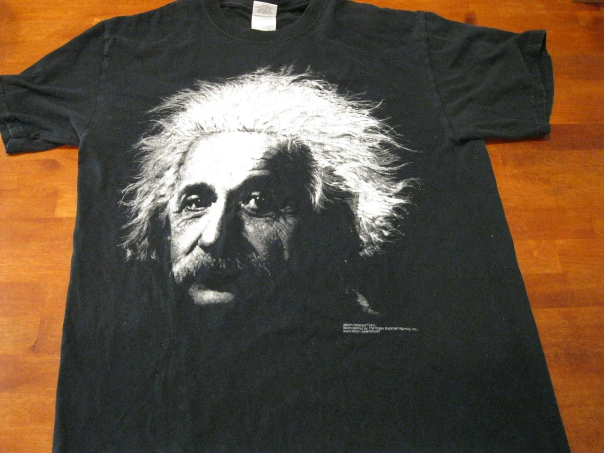 Vintage Rare Albert Einstein HUJ Roger Richmond agency T Shirt