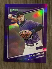 2021 Panini Donruss - Nolan Arenado # 146 Purple Holo Parallel Rockies