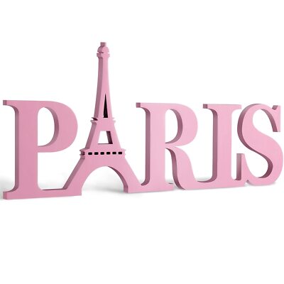 Paris Decor For Bedroom Wooden Paris Themed Wall Decor Paris Wooden Letters Eiff
