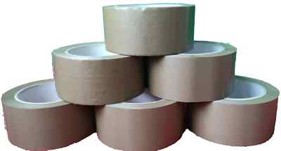 6 x PVC Paketklebeband Geprägt 66m x 50mm, Müroll PVC170-Extra Stark, Packband