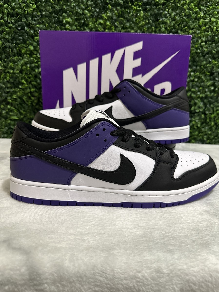 Nike SB Dunk Low Pro Court Purple/Black-White Mens 15