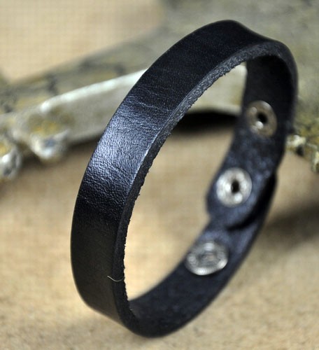 BRACCIALE DA POLSO A FASCIA SINGOLA SEMPLICE SURFER IN VERA - Foto 10