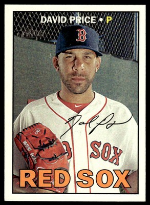 2016 Topps Heritage #700 David Price Boston Red Sox Baseball